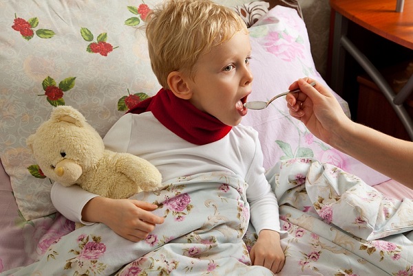 Лечение кашля у детей сухой микстурой
